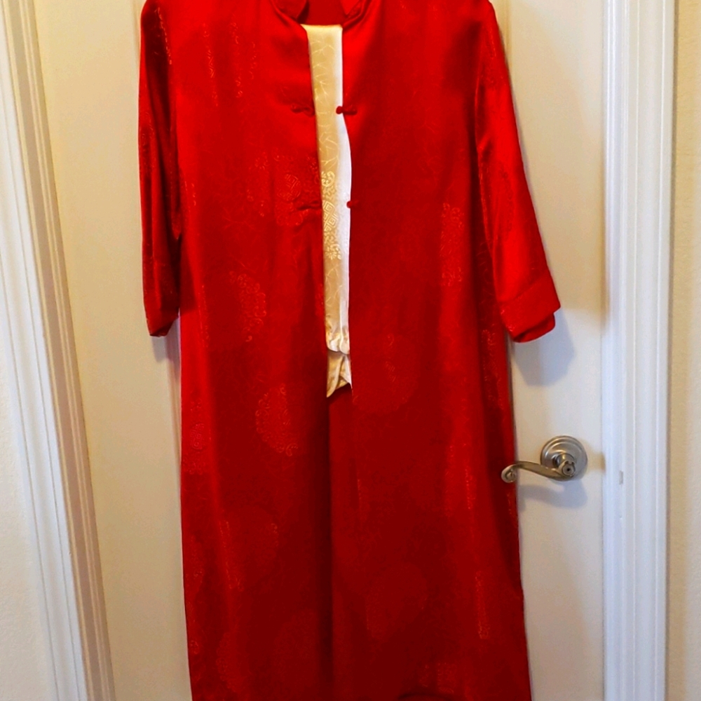 Suzy Wong silk pants suit